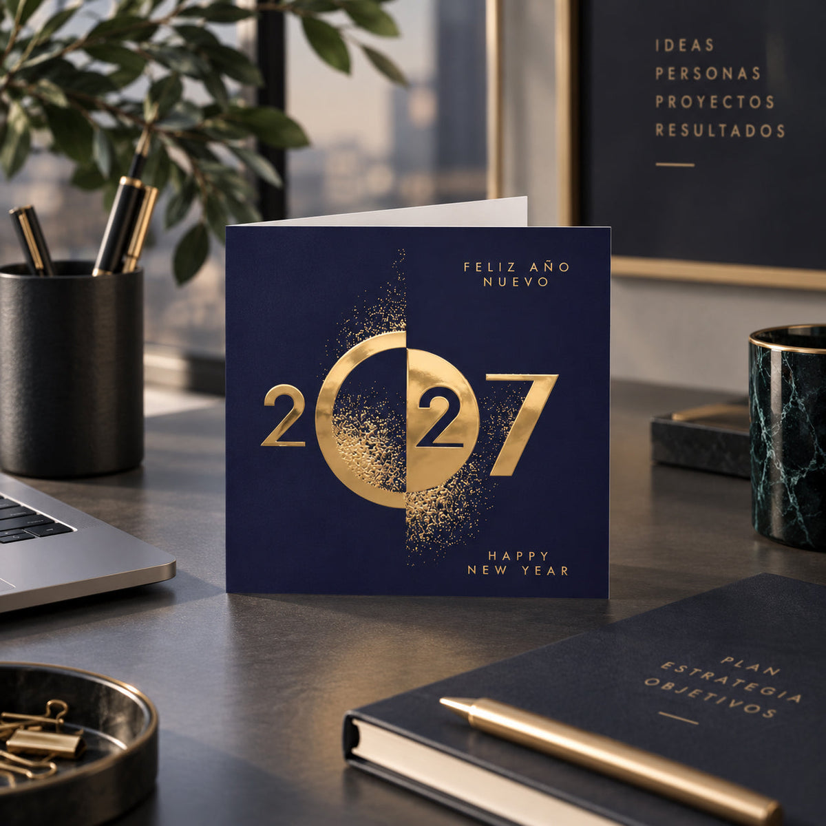Tarjeta de Navidad de diseño: cómo modernizar sus felicitaciones profesionales
