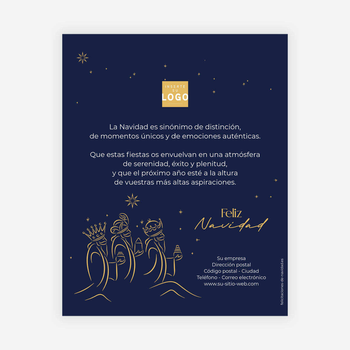 Camino de Oriente | Tarjeta de navidad digital • eCard de imagen photo N° 1
