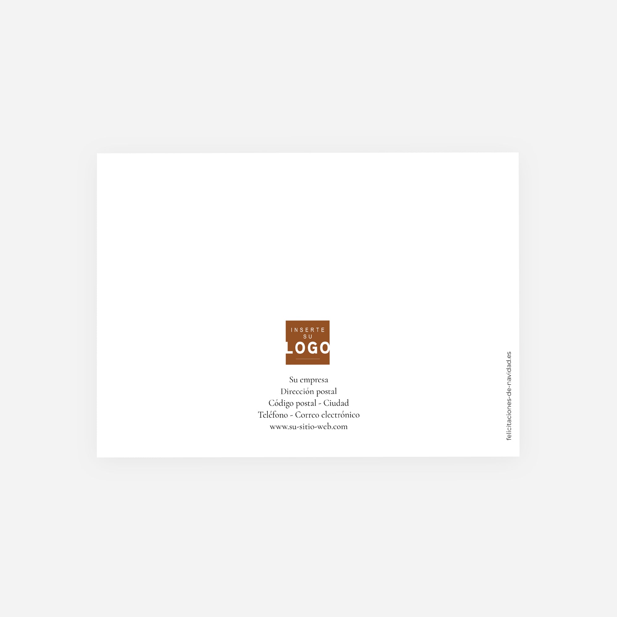 Belén Dorado | Tarjeta de Navidad dorada • Horizontal plegable photo N° 3