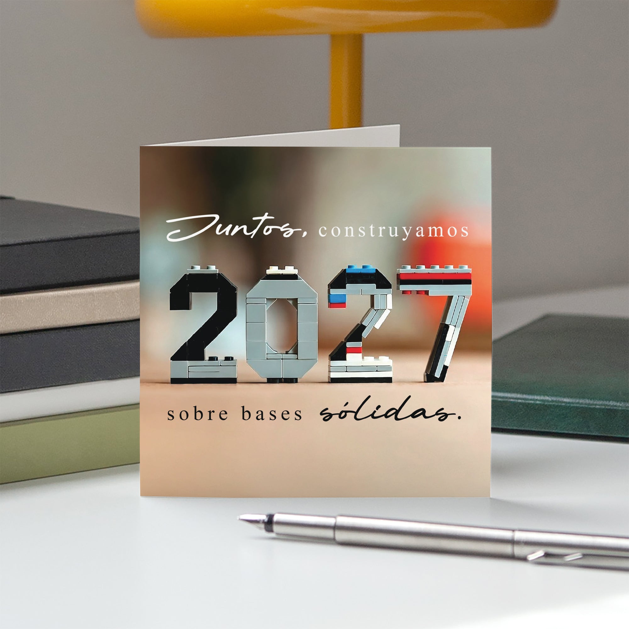 Pieza a Pieza | Tarjeta de navidad • Cuadrada plegable photo N° 5