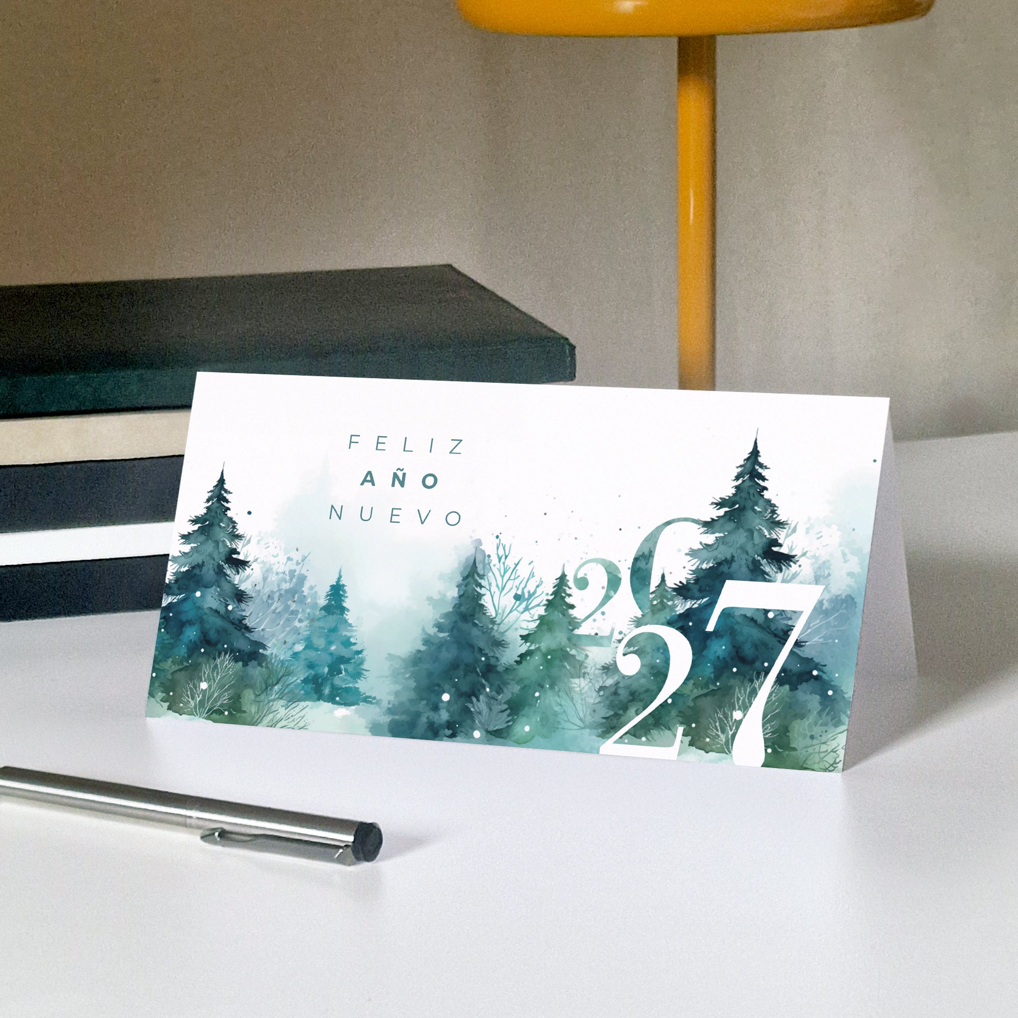 Bruma del Bosque | Tarjeta de navidad • Panorámica plegable photo N° 5