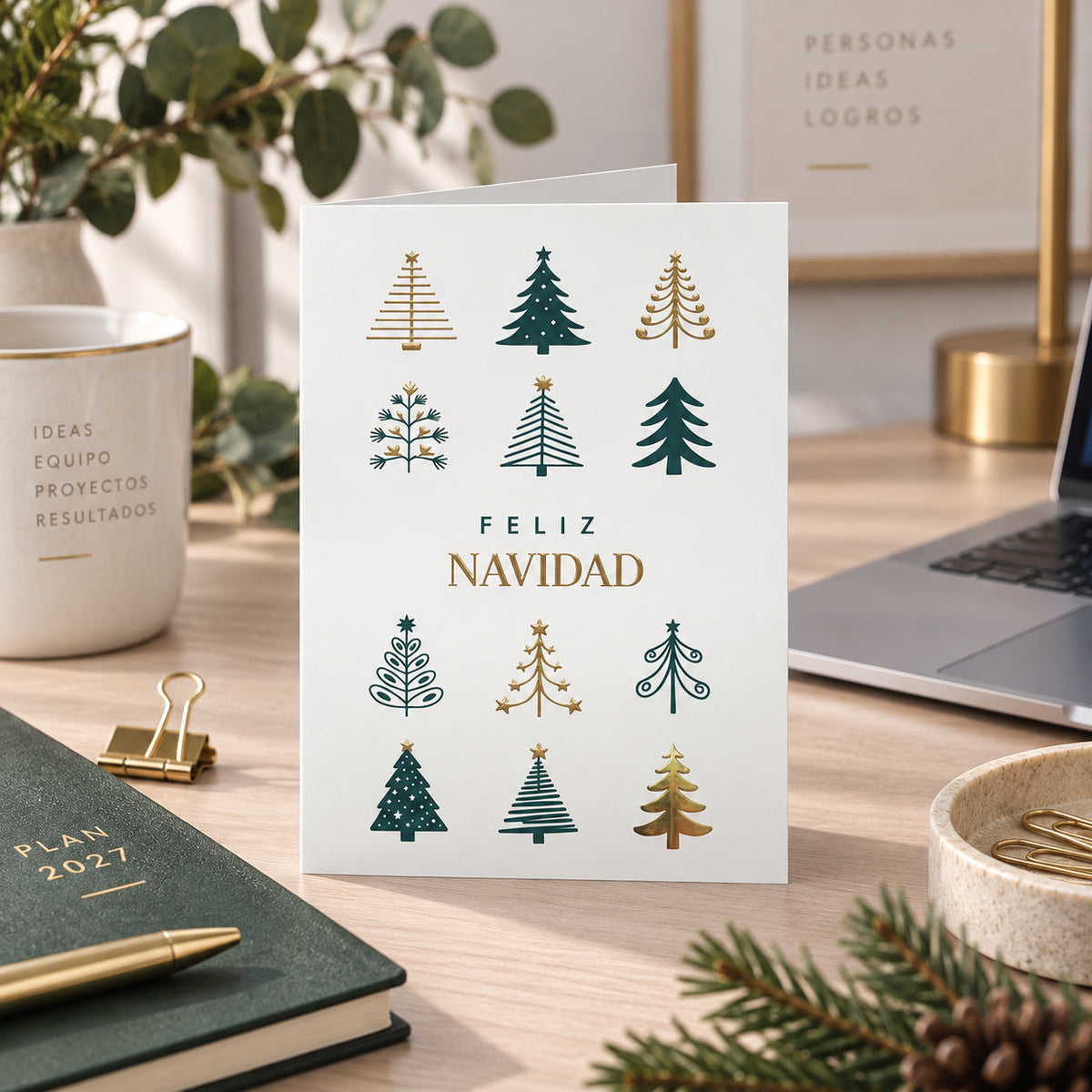 Felicitaciones creativas para empresas: cómo elegir una tarjeta de Navidad que marque la diferencia