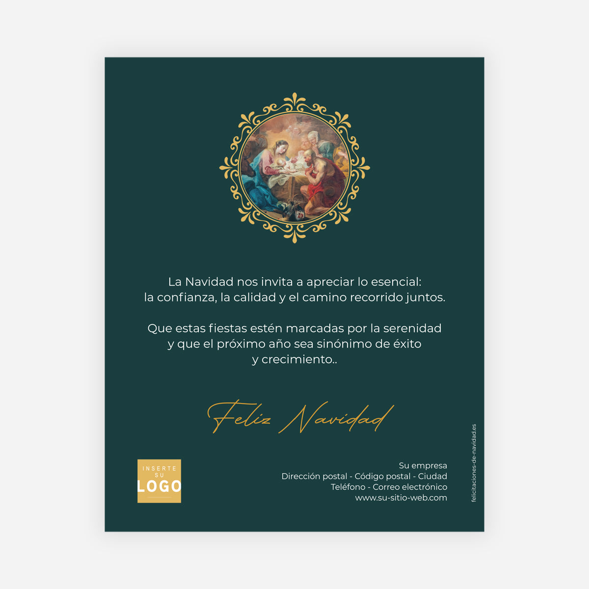 Sagrada Navidad | Tarjeta de navidad digital • eCard de imagen photo N° 1