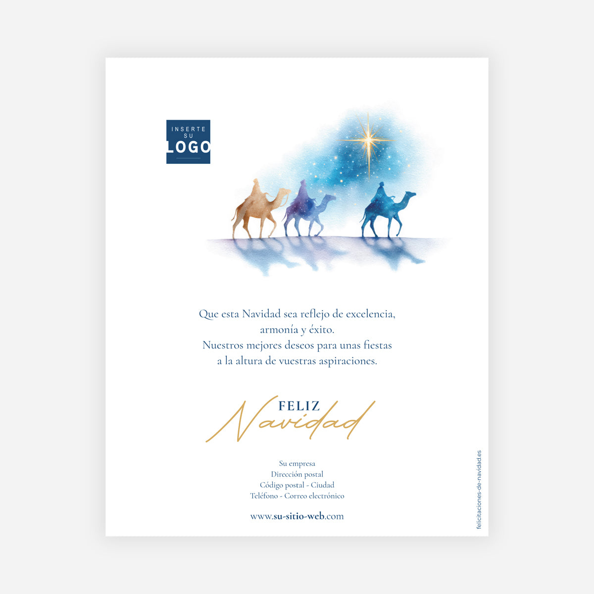 Bajo la Estrella | Tarjeta de navidad digital • eCard de imagen photo N° 1