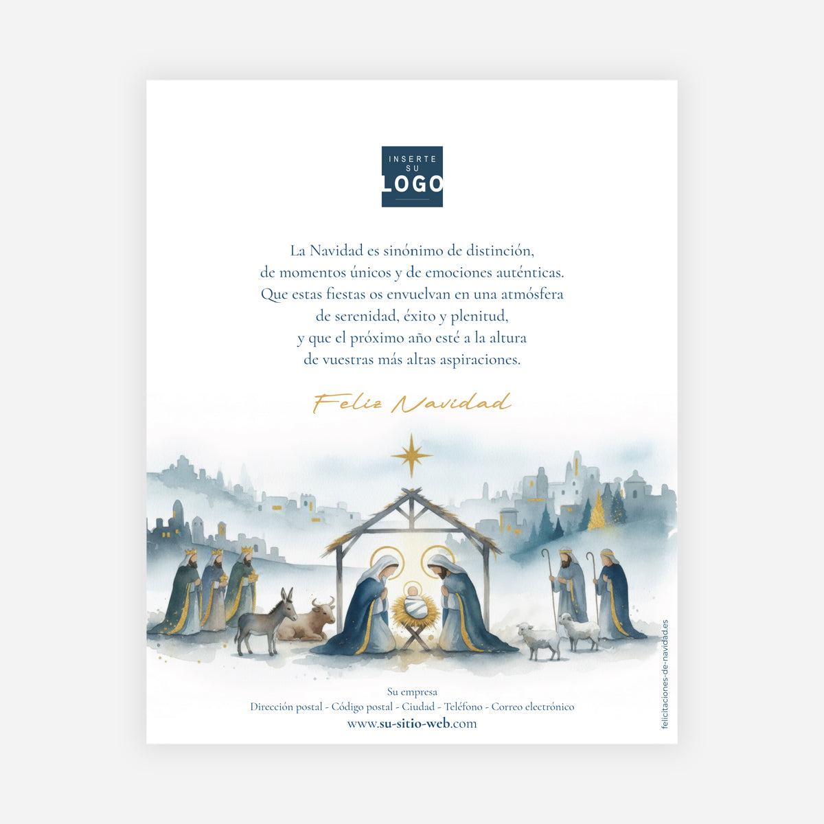 Belén de Paz | Tarjeta de navidad digital • eCard de imagen photo N° 1